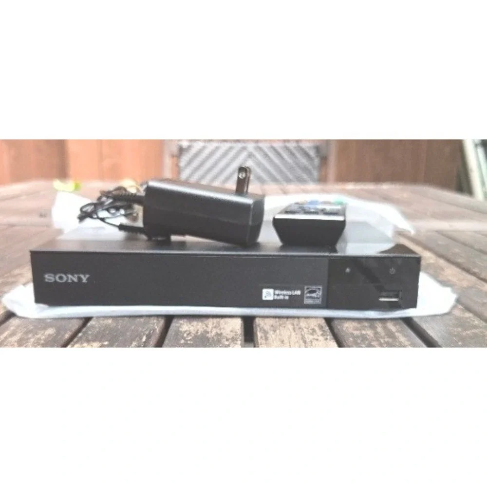 Sony BDP-S3700 Streaming Wi-Fi Blu-ray DVD Player with Remote & AC Power